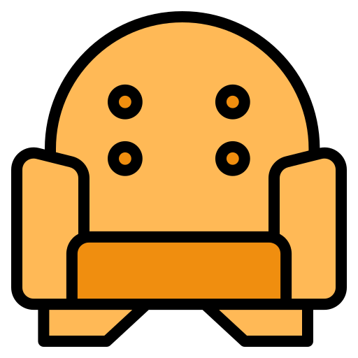 Armchair Generic Outline Color icon