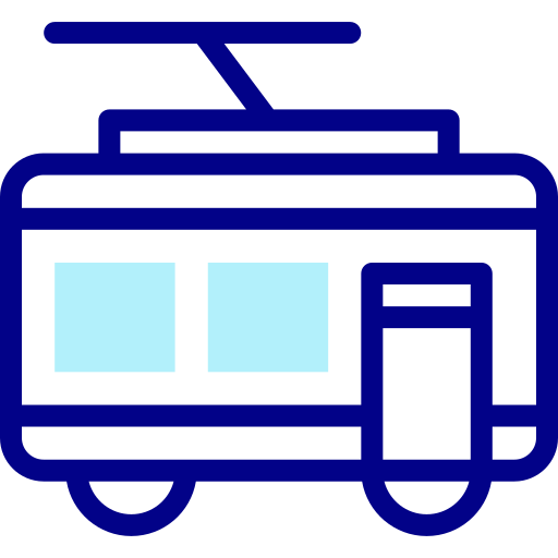linia tramwajowa Detailed Mixed Lineal color ikona