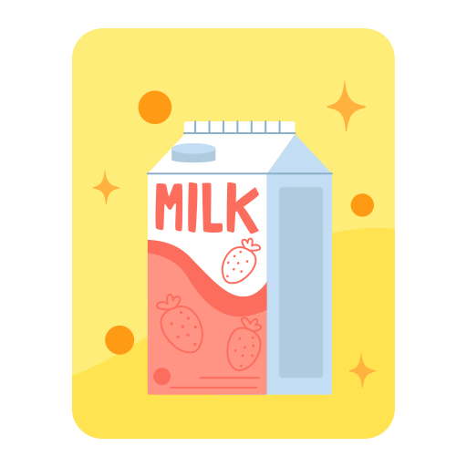 牛乳 Generic Rounded Shapes icon
