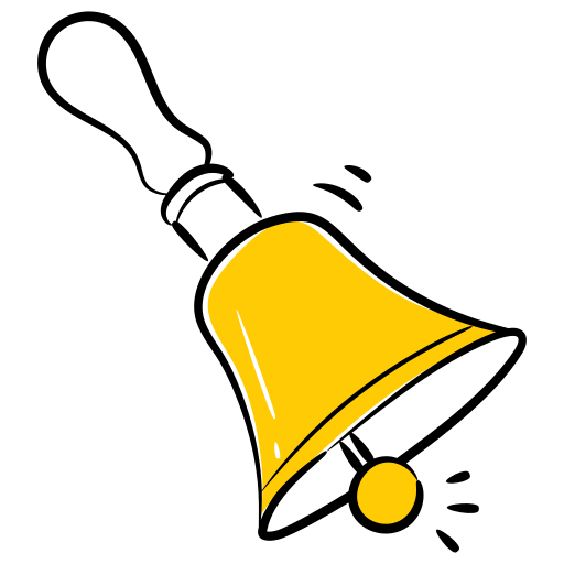 Bell Generic Hand Drawn Color icon