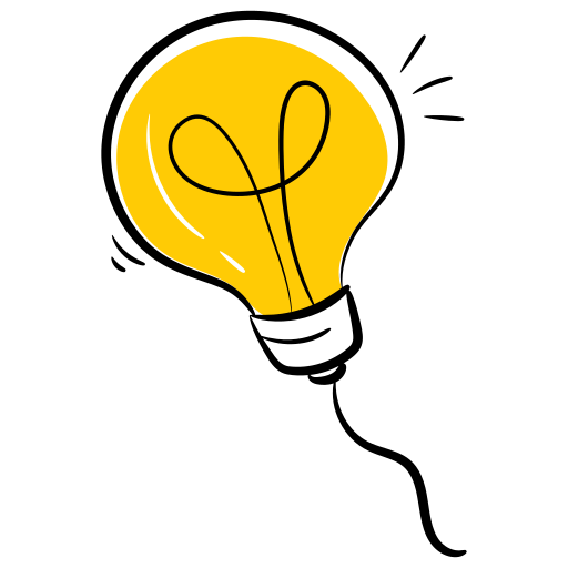 Idea bulb Generic Hand Drawn Color icon