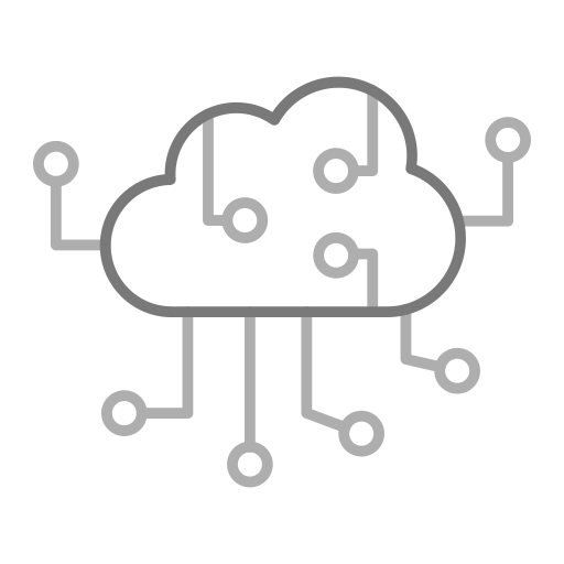 computación en la nube Generic Gradient icono