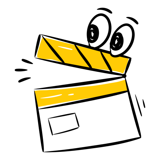 Clapperboard Generic Hand Drawn Color icon