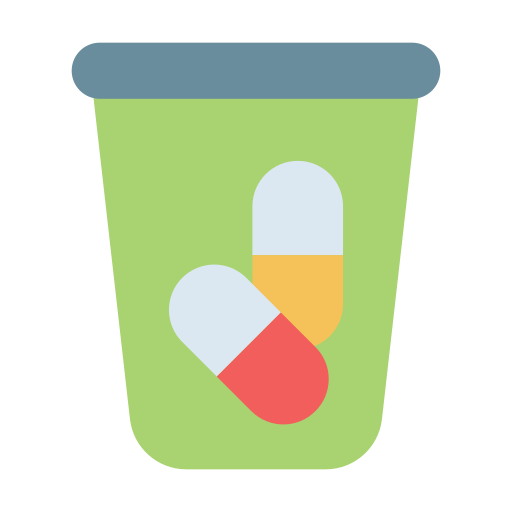 Medication Vector Stall Flat icon