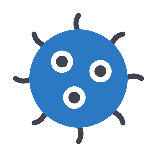 korona wirus Generic Blue ikona
