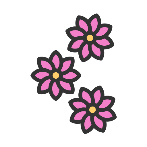 flores Generic Outline Color Ícone