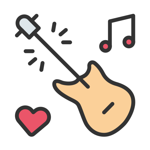 Love songs Generic Outline Color icon