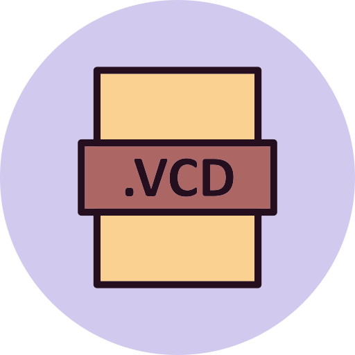 vcd Generic Outline Color icono