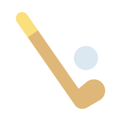hockey Vector Stall Flat icono