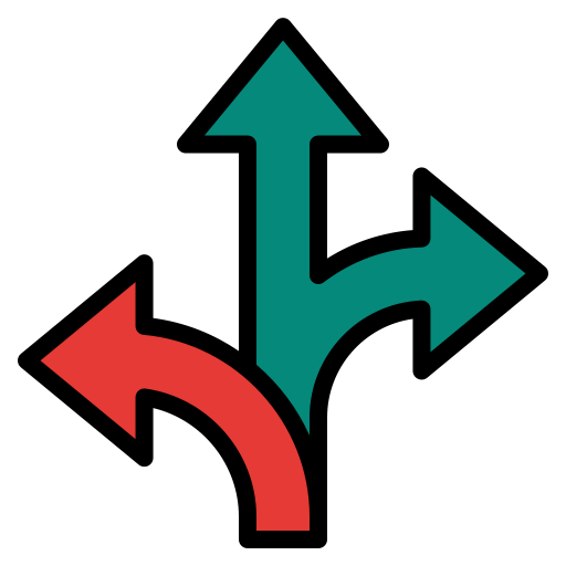 pfeile Generic Outline Color icon