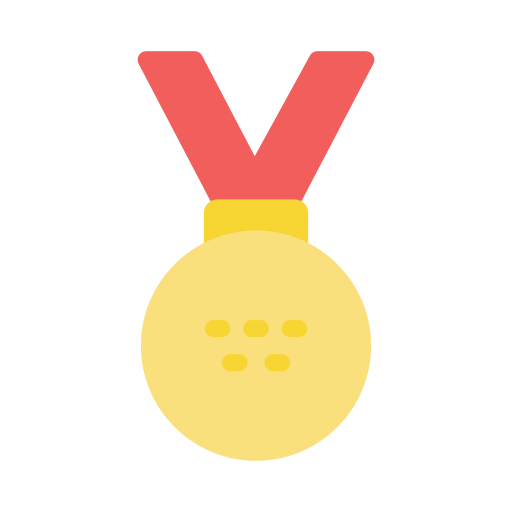 Medal Vector Stall Flat icon