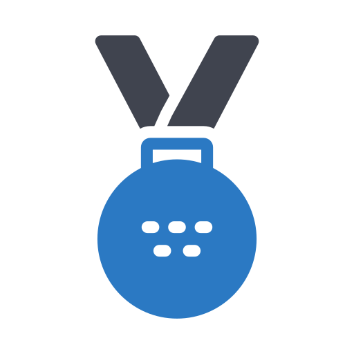 médaille Generic Blue Icône