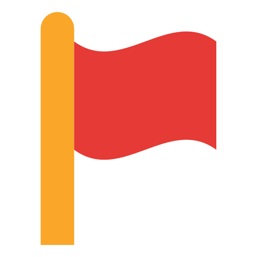 vlaggenmast Generic Flat icoon
