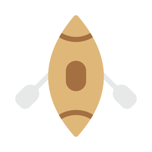 Canoe Vector Stall Flat icon