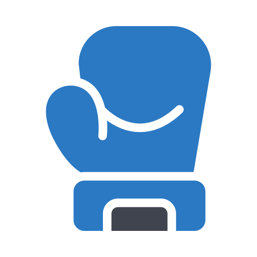 권투 글러브 Generic Blue icon