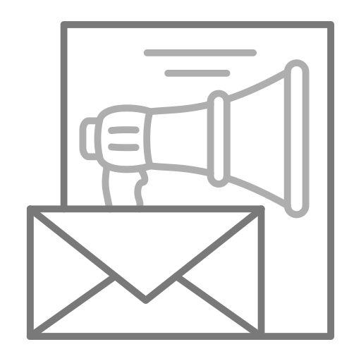 e-mail marketing Generic Grey icon
