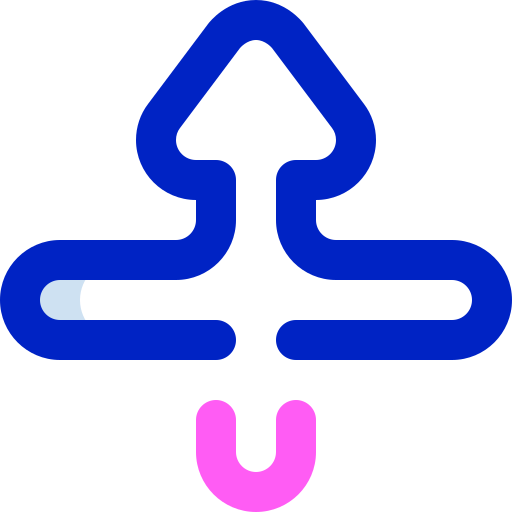 Arrow Super Basic Orbit Color icon