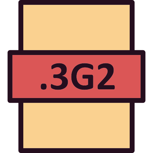 3g2 Generic Outline Color ikona
