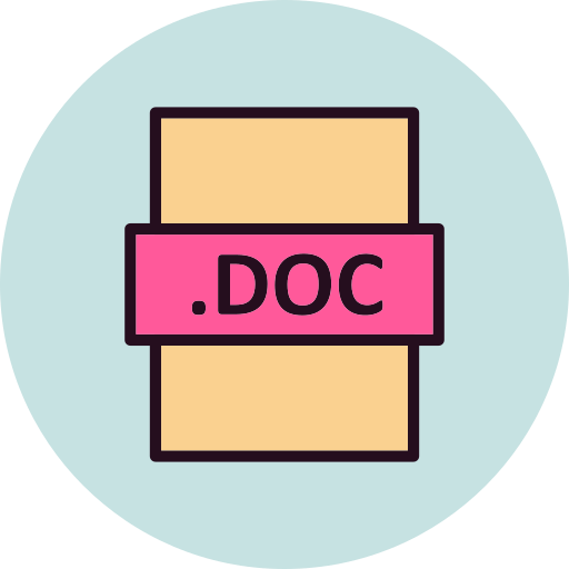 doc Generic Outline Color icoon