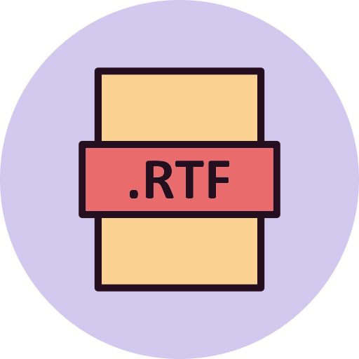 rtf Generic Outline Color icon