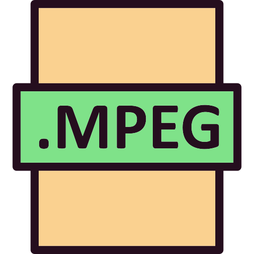 mpeg Generic Outline Color icoon