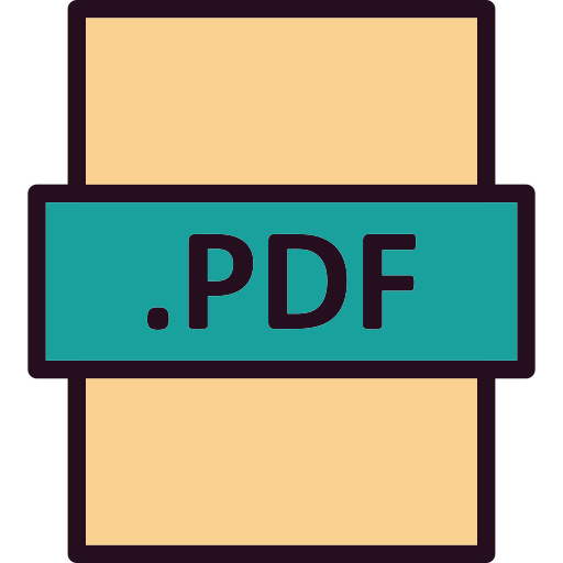 pdf Generic Outline Color Icône