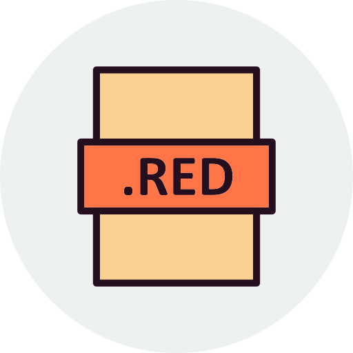 rouge Generic Outline Color Icône