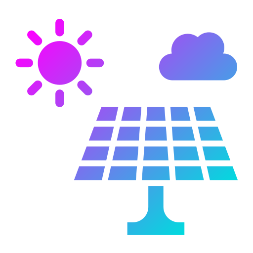 panneau solaire Generic Flat Gradient Icône
