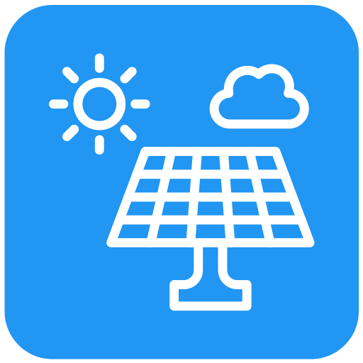 panneau solaire Generic Flat Icône