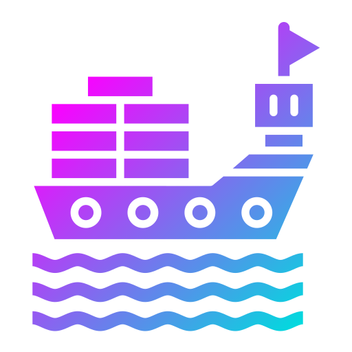barco de carga Generic Flat Gradient icono