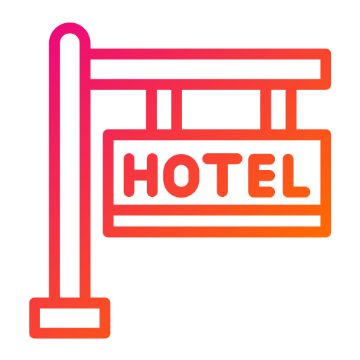 Hotel sign Generic Gradient icon