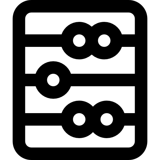 Ábaco Super Basic Straight Outline icono