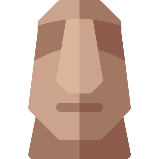 moai Basic Rounded Flat Ícone