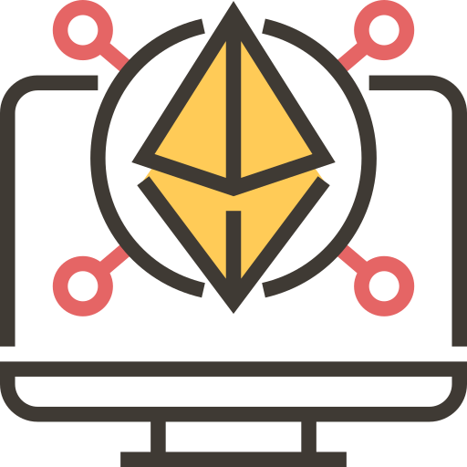 bitcoin Meticulous Yellow shadow icon