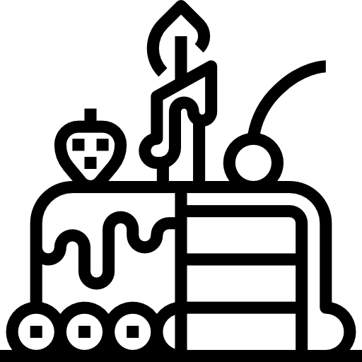 pastel Skyclick Lineal icono