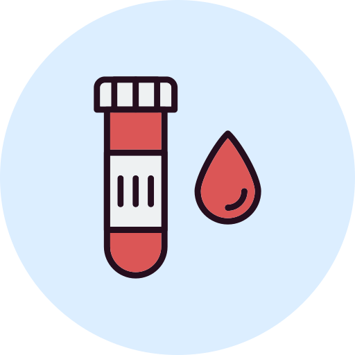 muestra de sangre Generic Outline Color icono