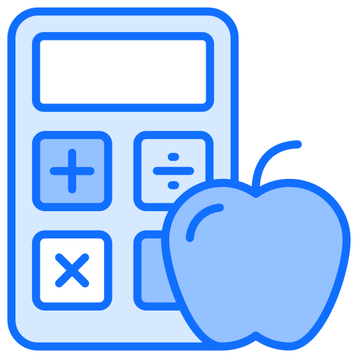 calculadora de calorías Generic Blue icono