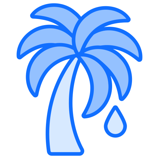 Palm oil Generic Blue icon