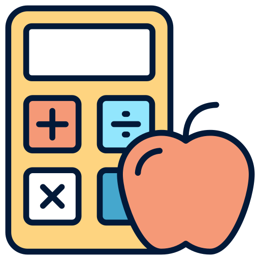 kalorienrechner Generic Outline Color icon