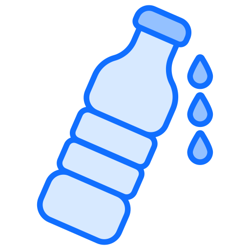 garrafa de agua Generic Blue Ícone