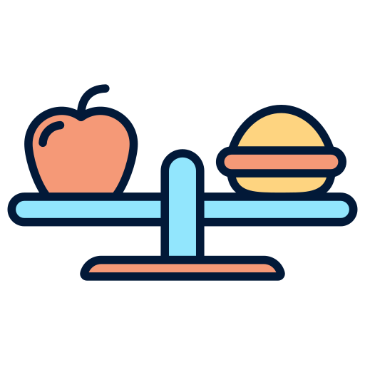 Balanced diet Generic Outline Color icon