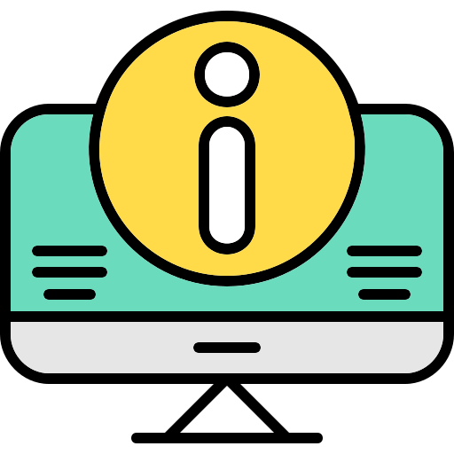 情報システム Generic Outline Color icon