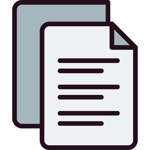 Sheet Generic Outline Color icon
