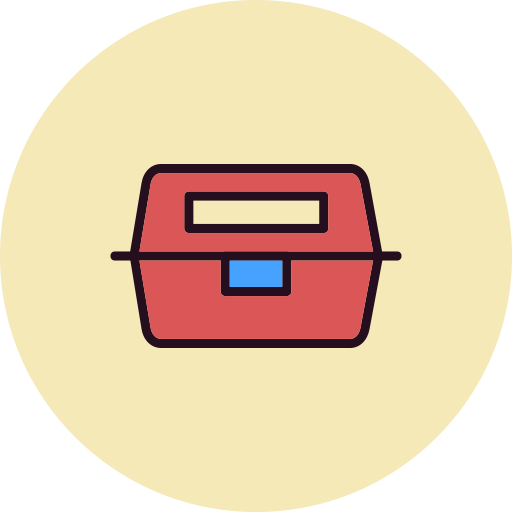 caja de almuerzo Generic Outline Color icono