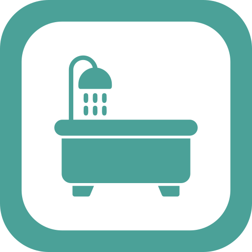 badkuip Generic Square icoon