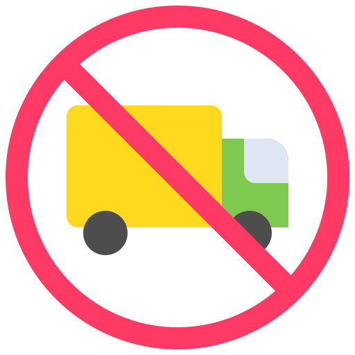 proibido caminhões Generic Flat Ícone
