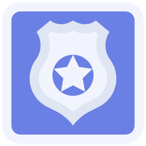 polizeistation Generic Flat icon