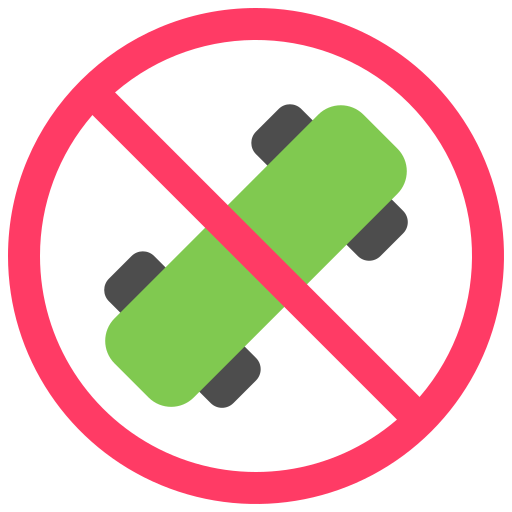 No skating Generic Flat icon