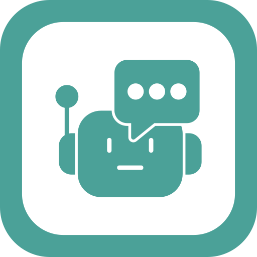 Chat bot Generic Square icon