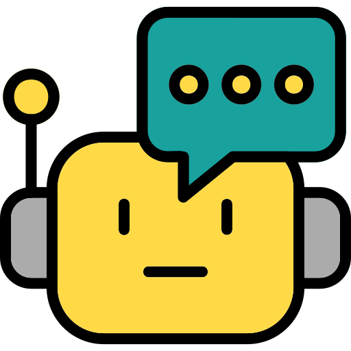 Chat bot Generic Outline Color icon